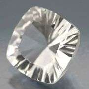 Cushion cut 4.47ct diamond white Quartz