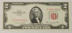 (8) 1953 B $2 Red Seal Consecutive Bills, Higher Quality
