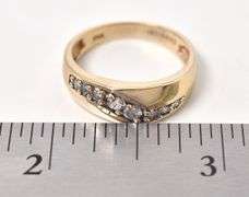 Delightful Diamond Band Ring in 14K Yellow Gold
