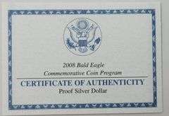 2008-P $1 Bald Eagle Recovery PR DCAM