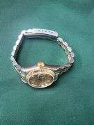 Rolex Lady's Two-Tone Datejust 26mm Champagne Dial with Sapphire Crystal and Fluted Yellow Gold Beze
