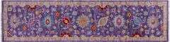 Runner Turkish Angora Oushak Handmade Wool Rug