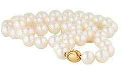 Tiffany & Co. Iridesse 9.0MM Pearl Strand Necklace in 18K
