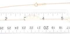 14kt Yellow gold white fresh water pearl necklace