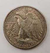 1942-S Walking Liberty Half Dollar, Circulated With Luster