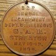 1897-1898 Civil War Veterans Medal Ribbon