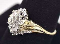 Gorgeous Diamond Ring in 10K Yellow Gold