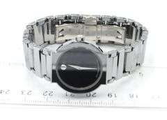 Movado Volar quartz black dial watch