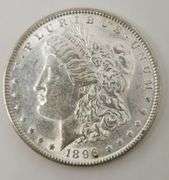1896 Morgan Silver Dollar, Circulated