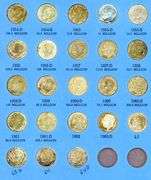 Complete Set of Silver Roosevelt Dimes in Album