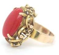 Antique Carnelian Centerpiece collector ring