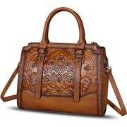 Genuine Leather Satchel Handbag