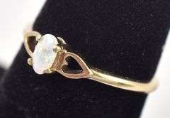Wonderful Opal Ring in 10K Yellow Gold