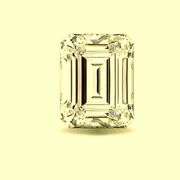 Dazzling 5.15 Ct VVs1 Emerald Cut Lab Simulated Diamond Solitaire