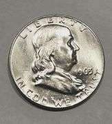1963 D UNC Quality Franklin Half Dollar