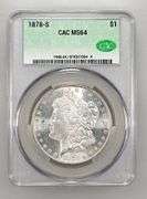1878-S Silver Morgan Dollar, CAC MS64