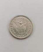 1921 Philippines Silver 10 Centavos, Circulated