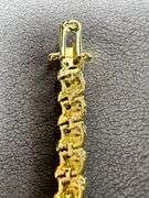 Ladies Sparkling 14 Kt Gold Plated Tennis Bracelet