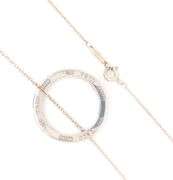 Tiffany & Co 1837 circle pendant on chain