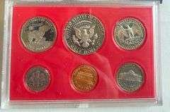 2 Each Red & Black Box1980 1984 87 92 US Proof Sets