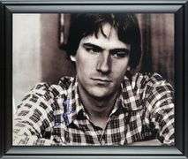 James Taylor Autographed 16x20 b/w Vintage Framed Photo Exact Proof ACOA PSA