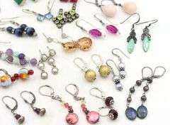 Group lot of Vintage 925 sterling silver earrings