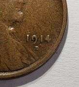 1914 D Wheat Penny, Circulated