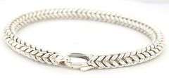 David Yurman Chevron bead bracelet 6mm in sterling silver