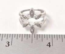 Stunning Enhancement Diamond Ring in 14K White Gold