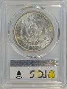 Bright-white Gem BU 1887 Morgan Silver Dollar. PCGS MS65