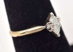 Darling Solitaire Diamond Engagement Ring in 14K Yellow Gold