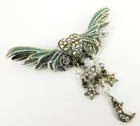 2 Kirks Folly Dangly Heart Pins