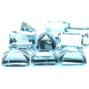 Simply brilliant! 12.89ct sky blue Brazilian Topaz set!
