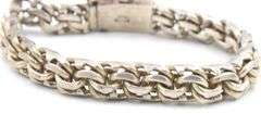 Vintage 925 sterling silver Mexico woven bracelet
