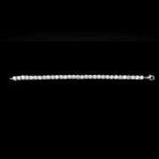 14 Kt White Gold Plated 12.5 Ctw Lab Simulated Diamond Tennis Bracelet