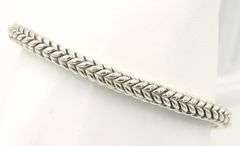 David Yurman Chevron bead bracelet 6mm in sterling silver