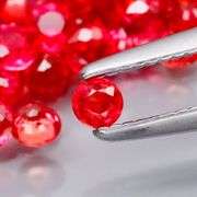 This is 3.82cts of JEDI RED Songean Sapphires!