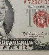 (8) 1953 B $2 Red Seal Consecutive Bills, Higher Quality