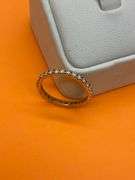 CERTIFIED 14K YELLOW GOLD DIAMOND ETERNITY RING