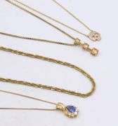 Lot of 5 Vintage 925 Sterling Silver Necklaces