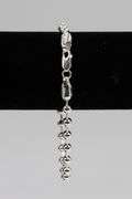 Sterling Silver Italian Ball Bead Chain 5mm 925 Italy New Dog Tag Bracelet 7"