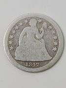 1842+1890 Seated Liberty Dimes, Circulated