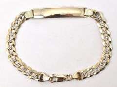 Amazing Plaque Bracelet in 14K Yellow Gold
