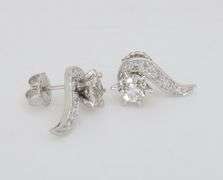 2.62CTW Vintage Diamond Stud Earrings