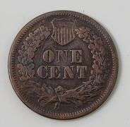 1866 Indian Head Cent Double Die Obverse FS-101, Circulated