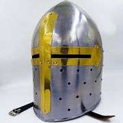Medieval Knight Helmet with Stand