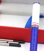 Montegrappa NASA Atlantis Ballpoint  Pen Resin Blue  With Box & 3 Balpoint Pen Refills