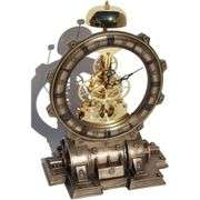 Hand-Painted Industrial Art Clock