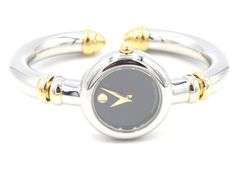 Movado Bareleto Two-Tone Bangle Quartz Watch