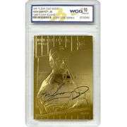 Ken Griffey Jr. Gold Sculpted Rookie Signature Series Card